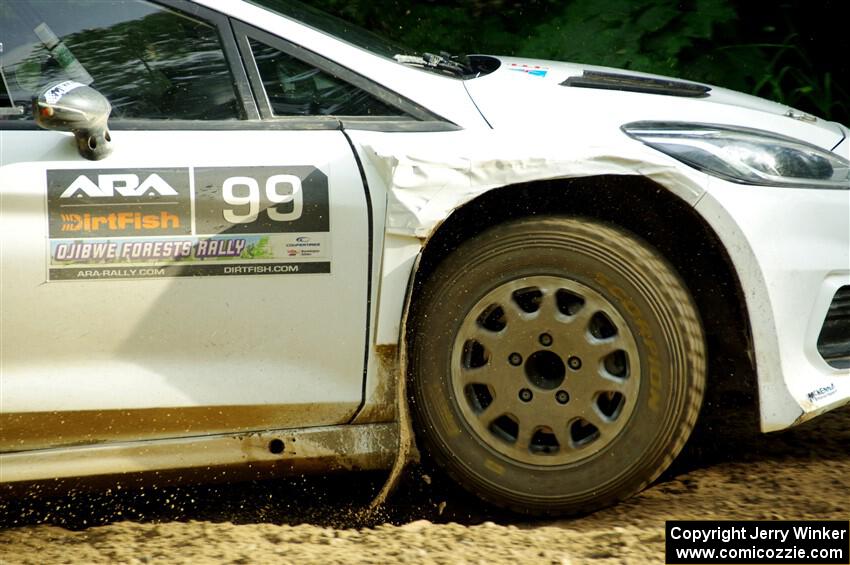 Allen Dobasu / Patrick Walsh Ford Fiesta on SS5, Crossroads II.