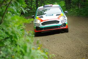 Lucy Block / Michelle Miller Ford Fiesta Rally3 on SS5, Crossroads II.