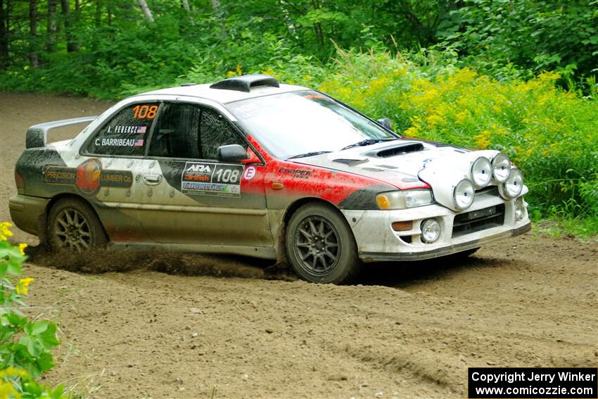 Chris Barribeau / Alex Ferencz Subaru Impreza RS on SS5, Crossroads II.