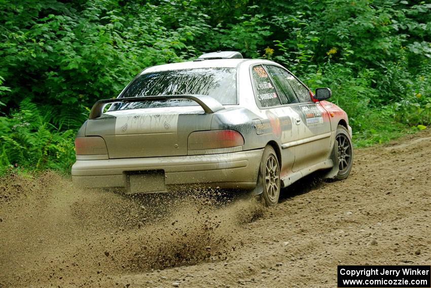 Chris Barribeau / Alex Ferencz Subaru Impreza RS on SS5, Crossroads II.