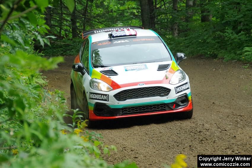 Lucy Block / Michelle Miller Ford Fiesta Rally3 on SS5, Crossroads II.