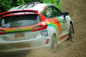 Lucy Block / Michelle Miller Ford Fiesta Rally3 on SS5, Crossroads II.