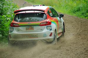 Lucy Block / Michelle Miller Ford Fiesta Rally3 on SS5, Crossroads II.