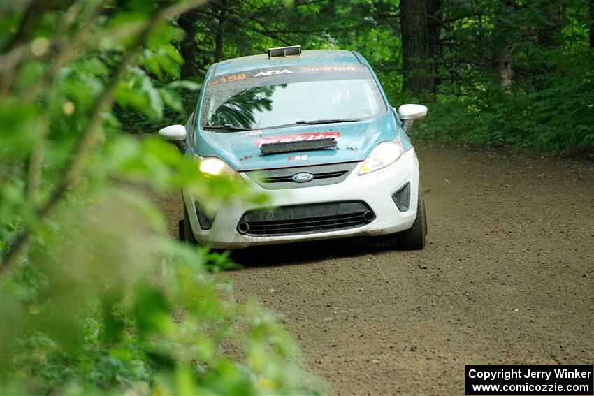 Spencer Sherman / Boyd Smith Ford Fiesta R2 on SS5, Crossroads II.