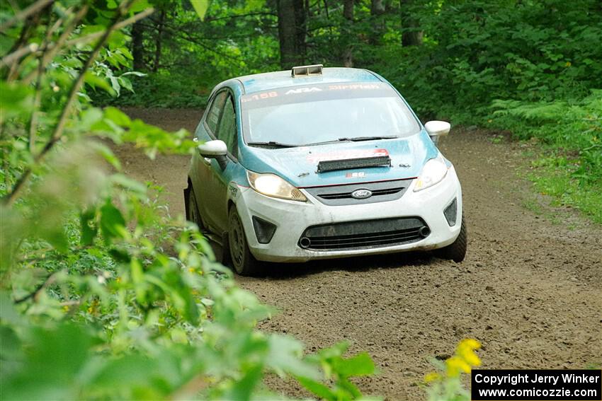 Spencer Sherman / Boyd Smith Ford Fiesta R2 on SS5, Crossroads II.