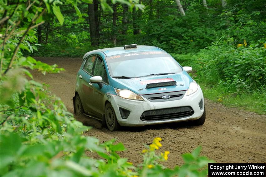 Spencer Sherman / Boyd Smith Ford Fiesta R2 on SS5, Crossroads II.