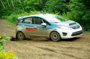 Spencer Sherman / Boyd Smith Ford Fiesta R2 on SS5, Crossroads II.