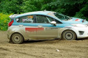 Spencer Sherman / Boyd Smith Ford Fiesta R2 on SS5, Crossroads II.