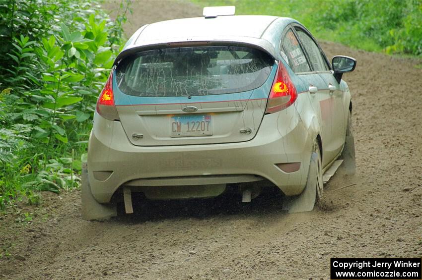 Spencer Sherman / Boyd Smith Ford Fiesta R2 on SS5, Crossroads II.