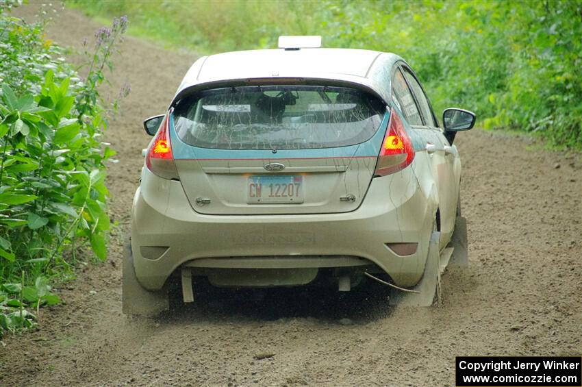 Spencer Sherman / Boyd Smith Ford Fiesta R2 on SS5, Crossroads II.