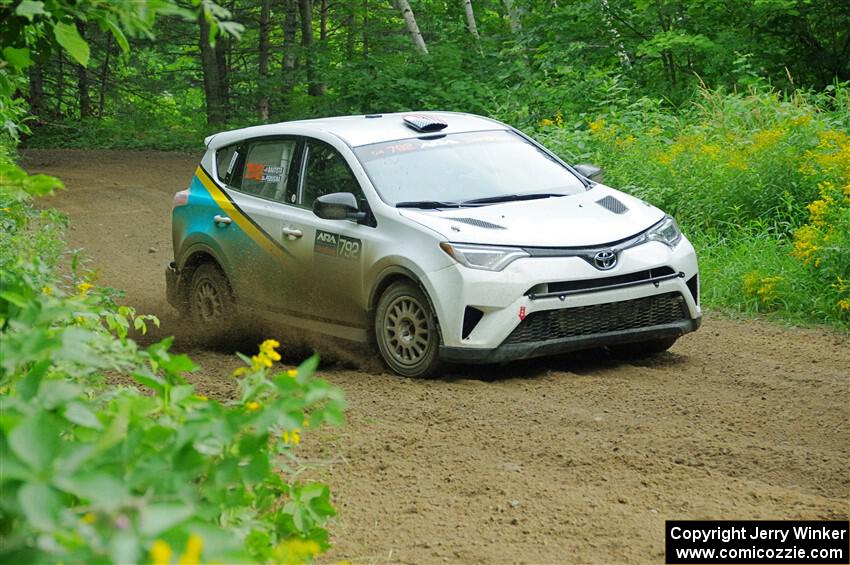 Alejandro Perusina / Andres Bautista Toyota RAV4 on SS5, Crossroads II.