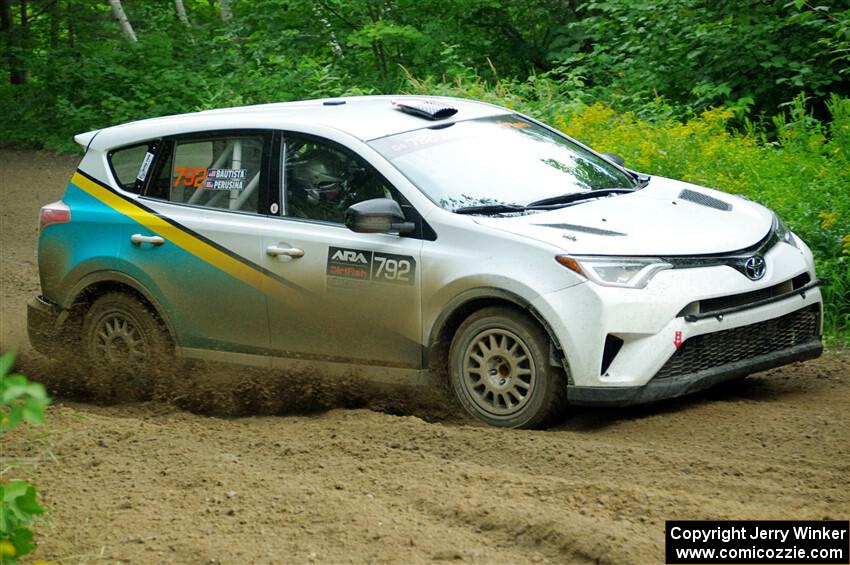 Alejandro Perusina / Andres Bautista Toyota RAV4 on SS5, Crossroads II.