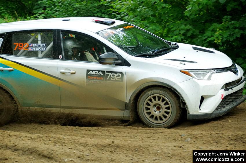 Alejandro Perusina / Andres Bautista Toyota RAV4 on SS5, Crossroads II.