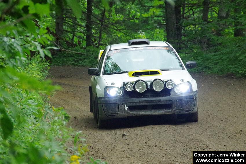 Mark Williams / Steve Harrell Subaru WRX STi on SS5, Crossroads II.