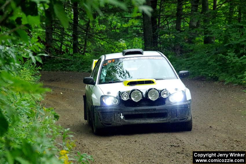 Mark Williams / Steve Harrell Subaru WRX STi on SS5, Crossroads II.