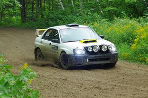 Mark Williams / Steve Harrell Subaru WRX STi on SS5, Crossroads II.