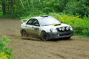 Mark Williams / Steve Harrell Subaru WRX STi on SS5, Crossroads II.