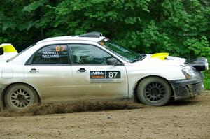 Mark Williams / Steve Harrell Subaru WRX STi on SS5, Crossroads II.