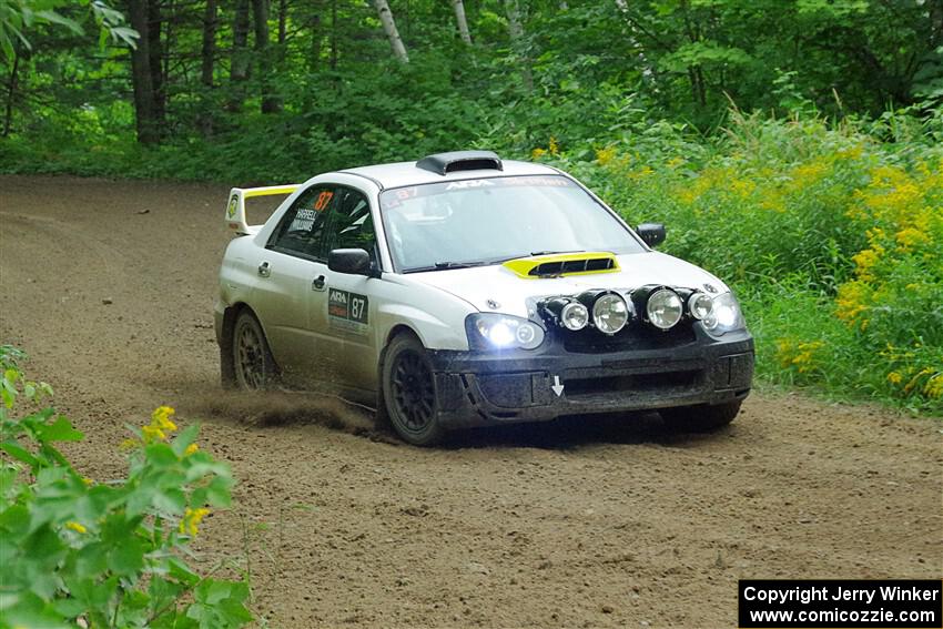 Mark Williams / Steve Harrell Subaru WRX STi on SS5, Crossroads II.