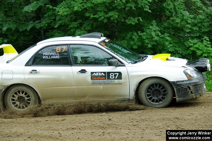 Mark Williams / Steve Harrell Subaru WRX STi on SS5, Crossroads II.