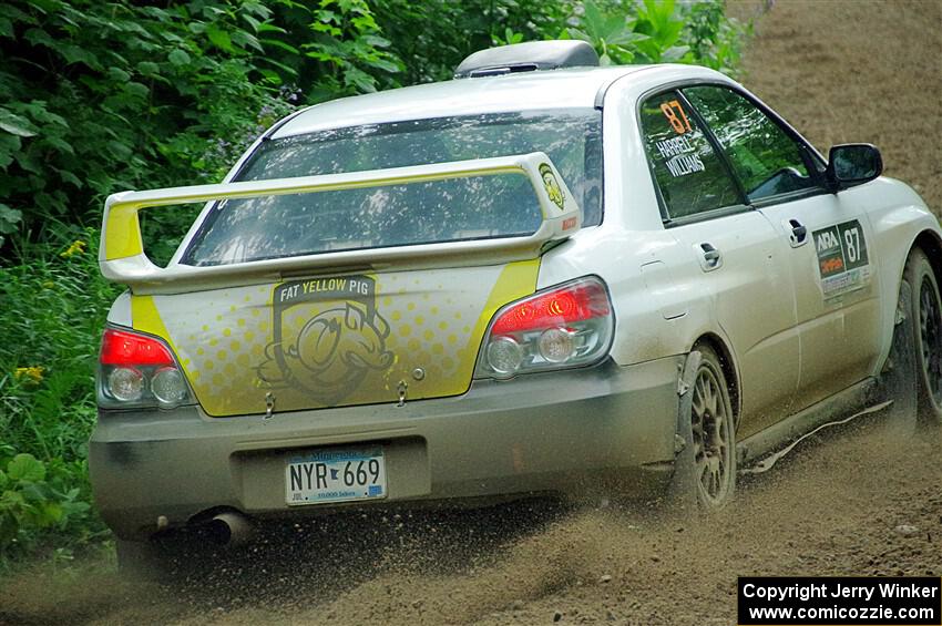 Mark Williams / Steve Harrell Subaru WRX STi on SS5, Crossroads II.