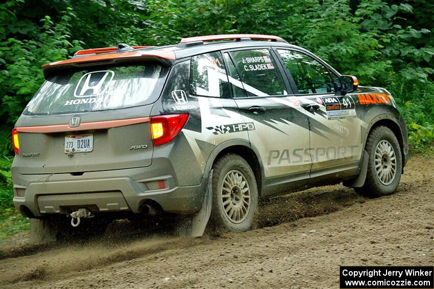 Chris Sladek / John Sharps Honda Passport on SS5, Crossroads II.