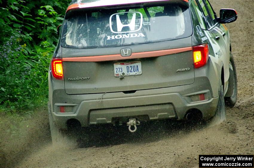 Chris Sladek / John Sharps Honda Passport on SS5, Crossroads II.