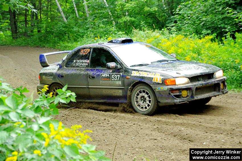 Jacob Despain / Michael Despain Subaru Impreza 2.5RS on SS5, Crossroads II.