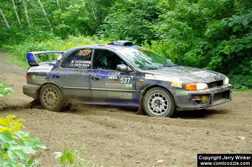 Jacob Despain / Michael Despain Subaru Impreza 2.5RS on SS5, Crossroads II.