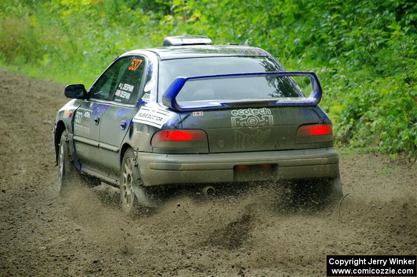 Jacob Despain / Michael Despain Subaru Impreza 2.5RS on SS5, Crossroads II.