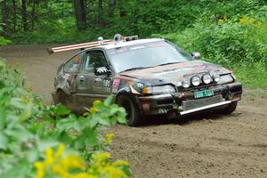 Bret Hunter / Kubo Kordisch Honda CRX on SS5, Crossroads II.