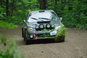 Garret Buban / Liz Cordara Subaru WRX on SS5, Crossroads II.