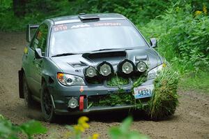 Garret Buban / Liz Cordara Subaru WRX on SS5, Crossroads II.