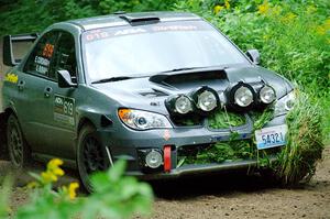 Garret Buban / Liz Cordara Subaru WRX on SS5, Crossroads II.