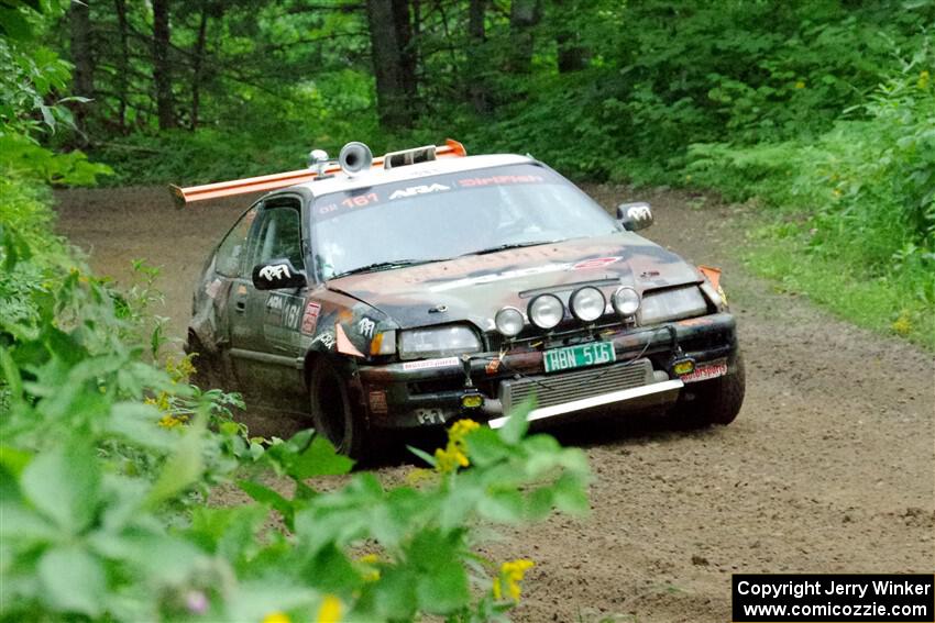 Bret Hunter / Kubo Kordisch Honda CRX on SS5, Crossroads II.