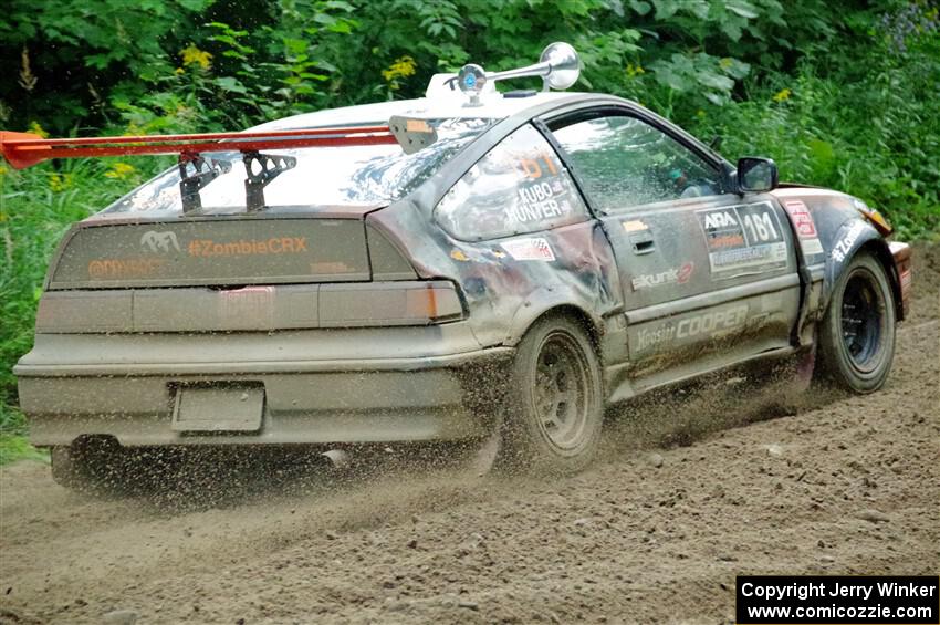 Bret Hunter / Kubo Kordisch Honda CRX on SS5, Crossroads II.