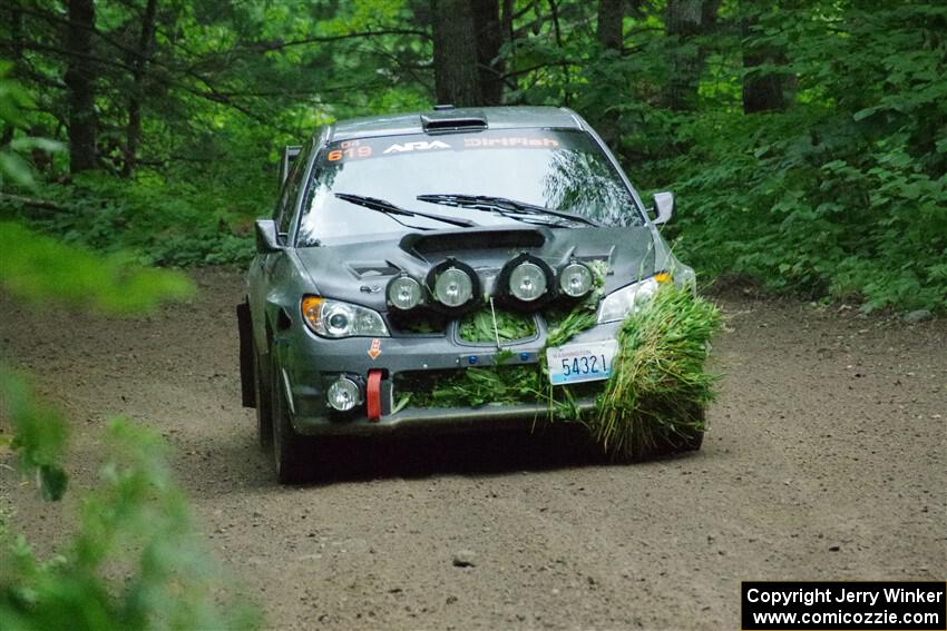 Garret Buban / Liz Cordara Subaru WRX on SS5, Crossroads II.