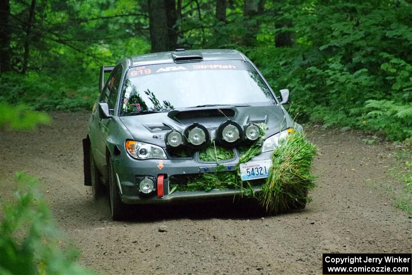 Garret Buban / Liz Cordara Subaru WRX on SS5, Crossroads II.