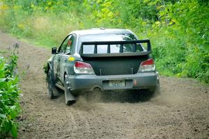 Garret Buban / Liz Cordara Subaru WRX on SS5, Crossroads II.