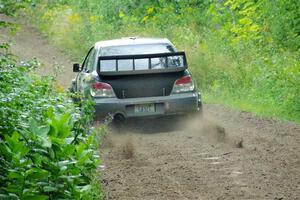 Garret Buban / Liz Cordara Subaru WRX on SS5, Crossroads II.