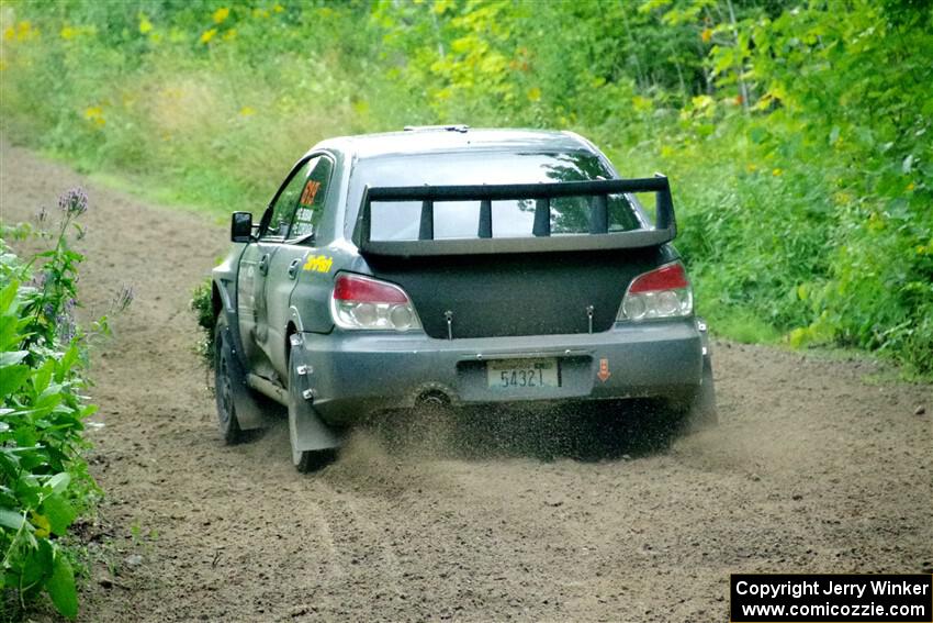 Garret Buban / Liz Cordara Subaru WRX on SS5, Crossroads II.