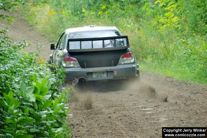 Garret Buban / Liz Cordara Subaru WRX on SS5, Crossroads II.