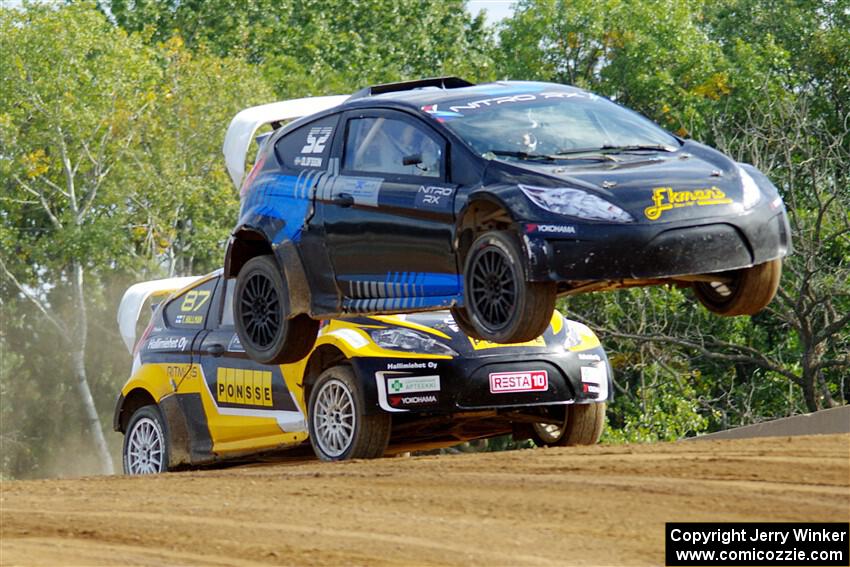 Simon Olofsson's and Tommi Hallman's Olsbergs MSE RX2s