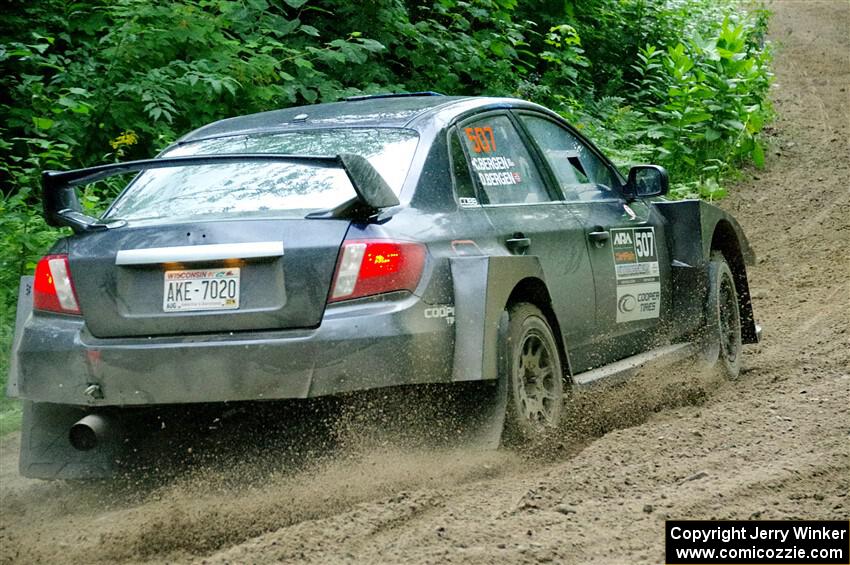 Daryl Bergen / Calvin Bergen Subaru WRX STi on SS5, Crossroads II.