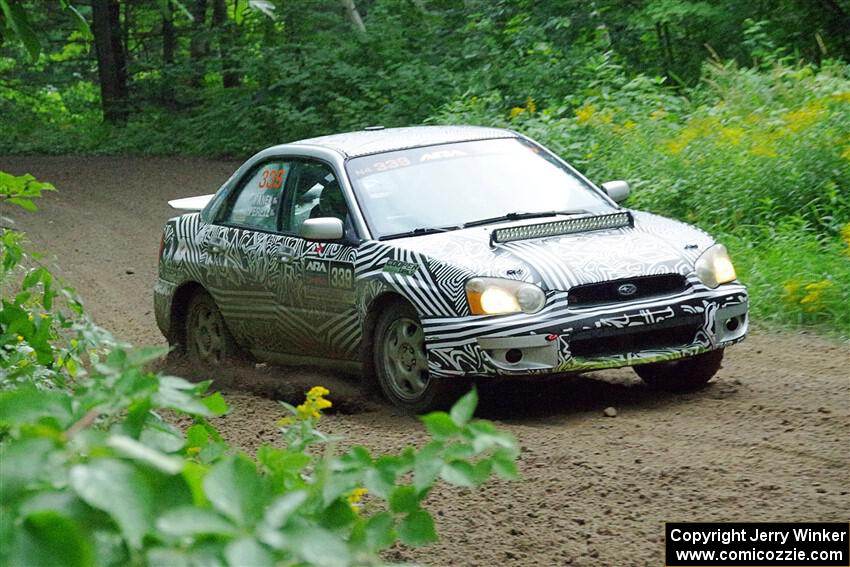 David Peretz / Brandon Panek Subaru Impreza 2.5RS on SS5, Crossroads II.