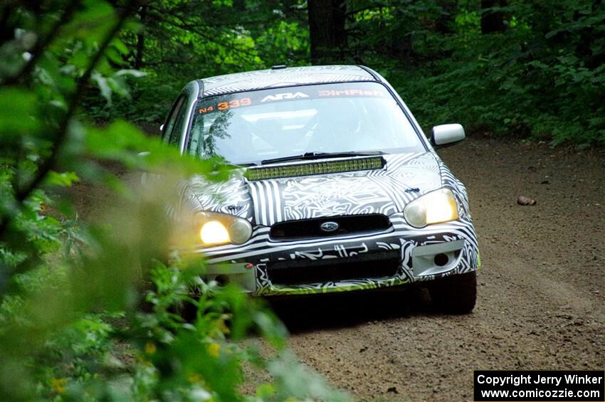 David Peretz / Brandon Panek Subaru Impreza 2.5RS on SS5, Crossroads II.