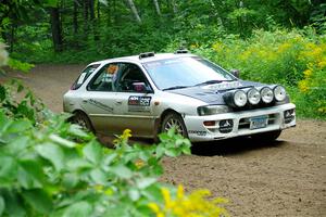 Aidan Hicks / John Hicks Subaru Impreza Wagon on SS5, Crossroads II.