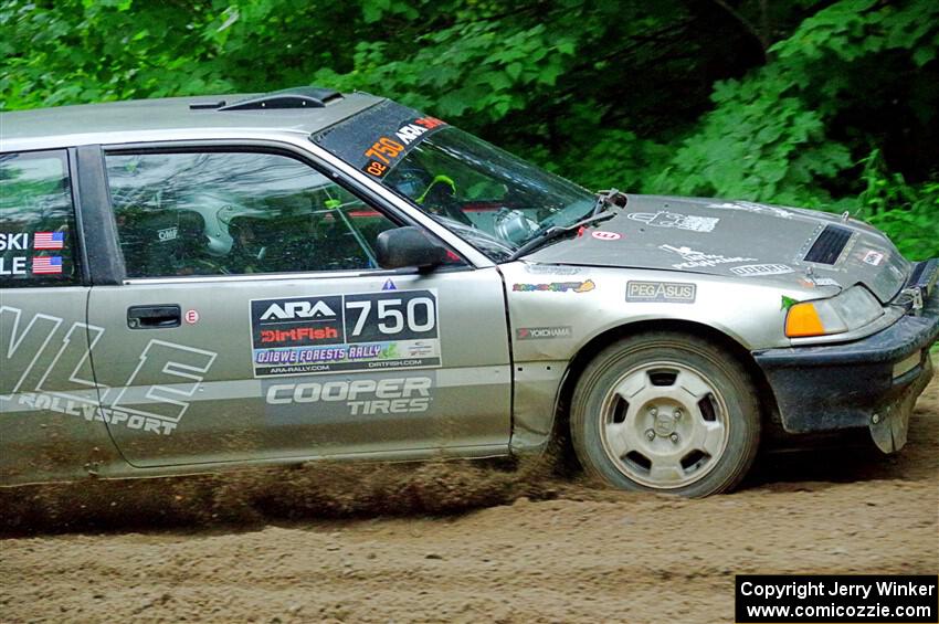 Nick Lyle / Kevin Dobrowolski Honda Civic Si on SS5, Crossroads II.