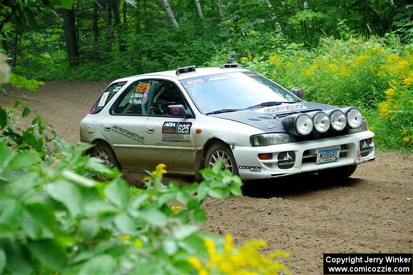 Aidan Hicks / John Hicks Subaru Impreza Wagon on SS5, Crossroads II.