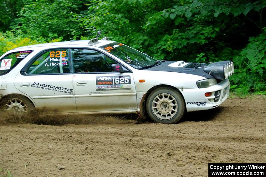 Aidan Hicks / John Hicks Subaru Impreza Wagon on SS5, Crossroads II.